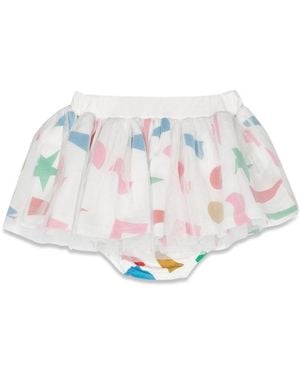 Stella McCartney Skirt With Coulottes - White