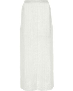 Ferragamo Cotton Skirt - White