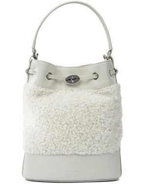 Zanellato Mondà Dolly Small Leather Bucket Bag - Gray