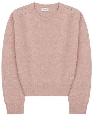Celine Round Neck Sweater - Pink