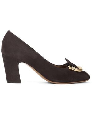 Ferragamo Décollété Gancini - Brown