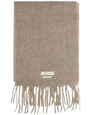 Jacquemus "L'Echarpe Carro" Scarf - Natural