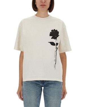 Golden Goose Artic Wolf Co T-Shirts And Polos - White