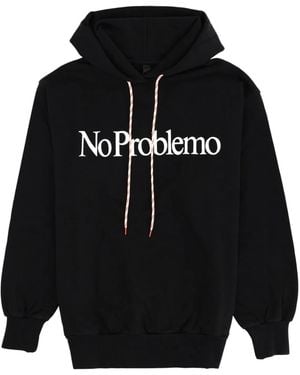 No Problemo Sweatshirt With Logo - Black