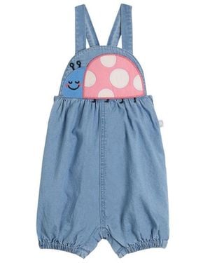 Stella McCartney Pants With Suspenders - Blue