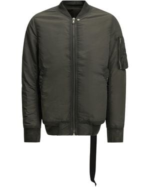 Rick Owens "Classic Flight" Bomber Jacket - Grey