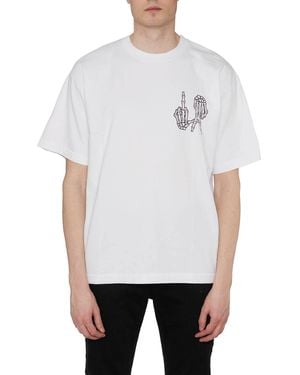 Local Authority Cotton La Bones T-Shirt - White