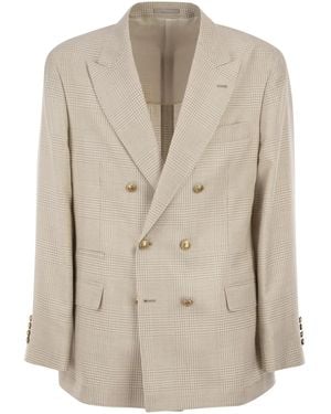 Brunello Cucinelli Deconstructed One-And-A-Half-Breasted Jacket - Natural