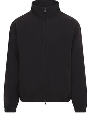 Rains Bark Fleece Zip Jacket - Black