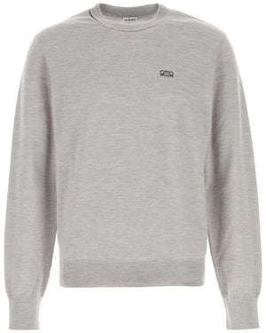 Loewe Wool Blend Sweater - Gray