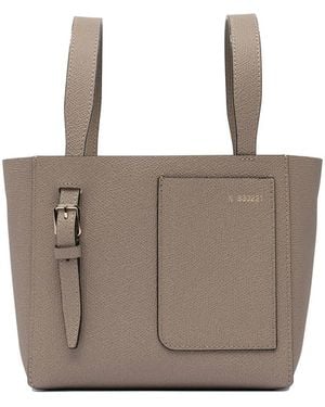 Valextra "Soft Micro" Small Handbag - White
