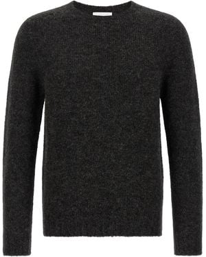 Oliver Lattughi Brushed Alpaca Jumper - Black
