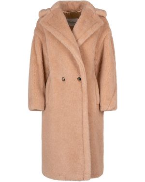Max Mara Teddy Bear Icon Coat - Natural