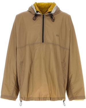 Loewe Tech Fabric Anorak Jacket - Natural