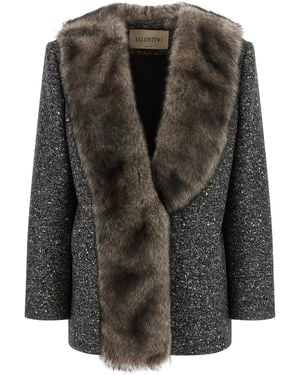 Valentino Garavani Virgin Wool Coat - Black