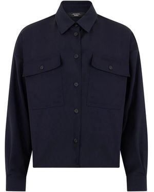 Weekend by Maxmara Wool Jacket With Buttons - Blue