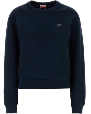 KENZO Boke Flower Crest Classic Sweatshirt - Blue