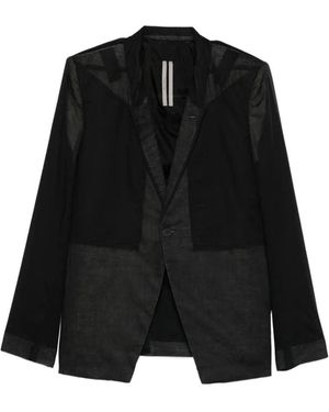 Rick Owens Fogpocket Blazer - Black