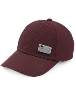 Emporio Armani Logo Baseball Cap - Purple
