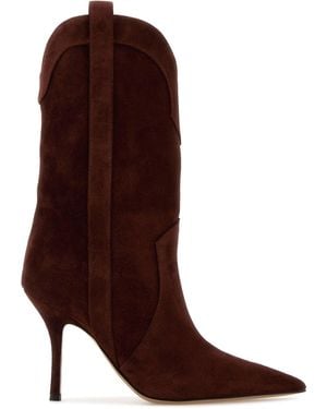 Paris Texas Paloma Mid Calf Boot 95 - Brown
