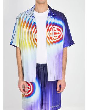 CASABLANCA Shockweave Shirt - Blue