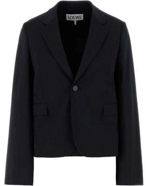 Loewe Midnight Wool Blazer - Black
