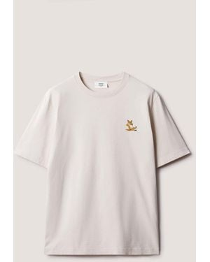 Maison Kitsuné Maison Kitsuné Chillax Fox Comfort Tee Shirt - Natural