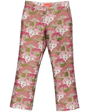 La DoubleJ Polyester Silk Polyamide Pants - White