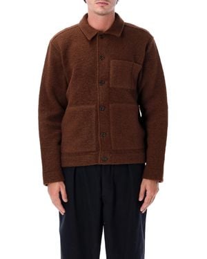 Universal Works Wool Fleece Jacket - Brown