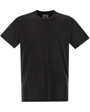 PT Torino Silk And Cotton Jersey Knit - Black