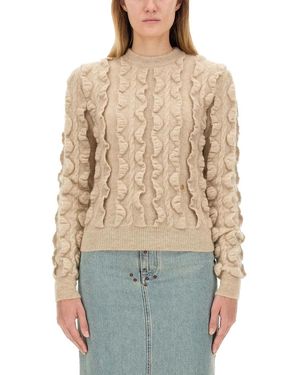 Moschino Wool Blend Jumper - Natural