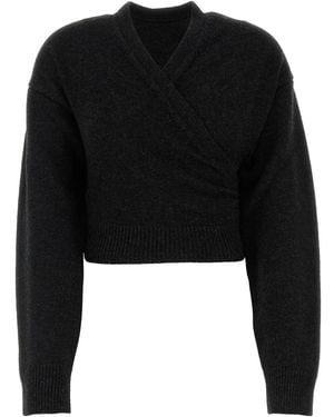 Balenciaga Wrap Cardigan - Black