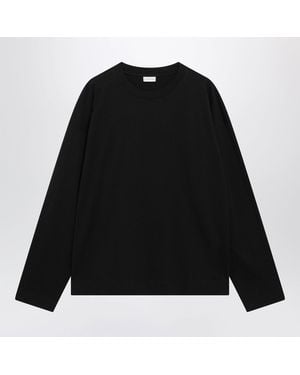 Dries Van Noten Longsleeve Cotton Tshirt - Black