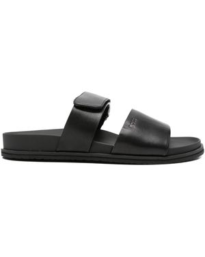 BOSS Leather Sandals - Black