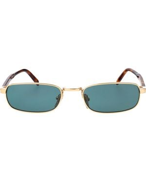 Prada Petrol Acetate + Metal Sunglasses - Blue