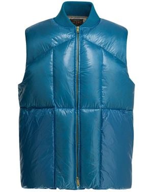 Beams Plus Nylon Down Jacket - Blue