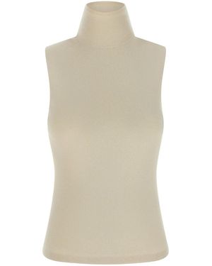 Extreme Cashmere 'N° 502 Collarbone' Top - Natural