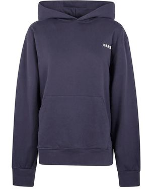 Barrow Basketball-Print Hoodie - Blue