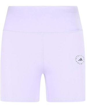 adidas By Stella McCartney Logo Shorts - Purple