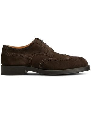 Tod's Suede Lace-Up Shoes - Brown