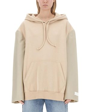 MM6 by Maison Margiela Sweatshirt With Logo - Natural