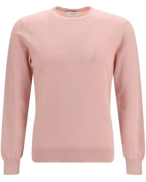 Piacenza Cashmere Cashmere Crewneck Jumper Kashmir/Capra Hircus - Pink