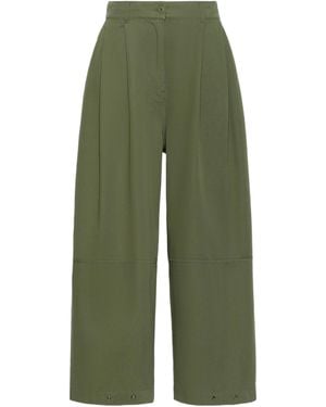 Weekend by Maxmara Pleated Palazzo Trousers - Green