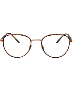 Giorgio Armani Matte Steel Sunglasses - Brown