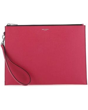 Saint Laurent Clutch - Red