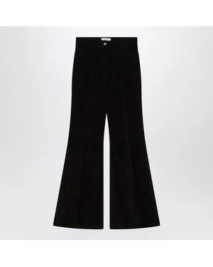 Ferragamo Espresso Flared Pants - Black