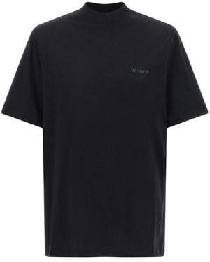 The Attico Mock-Neck T-Shirt - Black