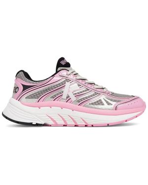 KENZO Pace Tech Runner Logo Sneakers - Pink