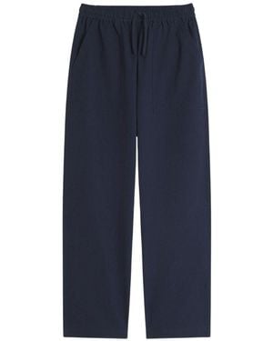 Maison Kitsuné Cotton Pants - Blue