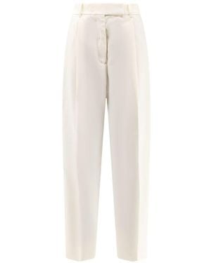 Rohe Rohe Off Cotton Trousers - White